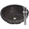 Novatto Absolute Natural Granite Vessel Sink and Brushed Nickel Umbrella Drain NOSV-ANBN - alternate 1